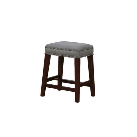 LINON HOME DECOR PRODUCTS Walt Gray Counter Stool CS100GRY01U